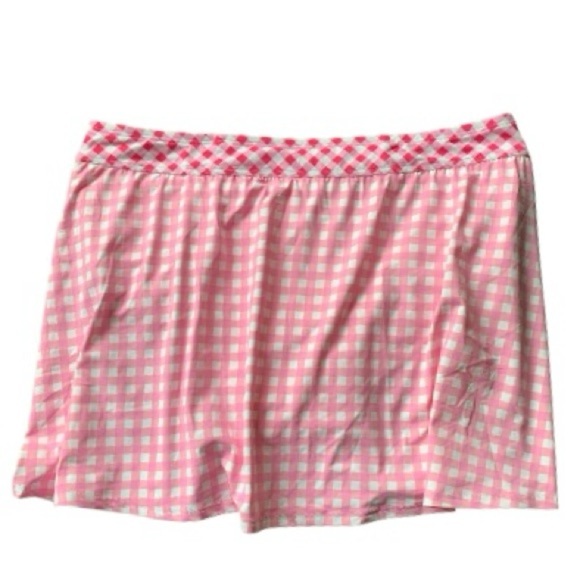 LANDSEND x Draper James Women’s Plus Size 15” Swim Skirt With Attached Panty - Picture 1 of 6